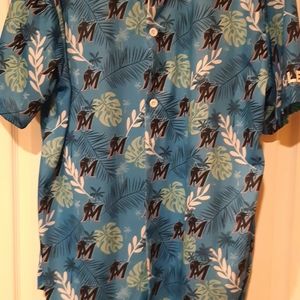 Miami Marlins HAWAIAN XL Shirt
